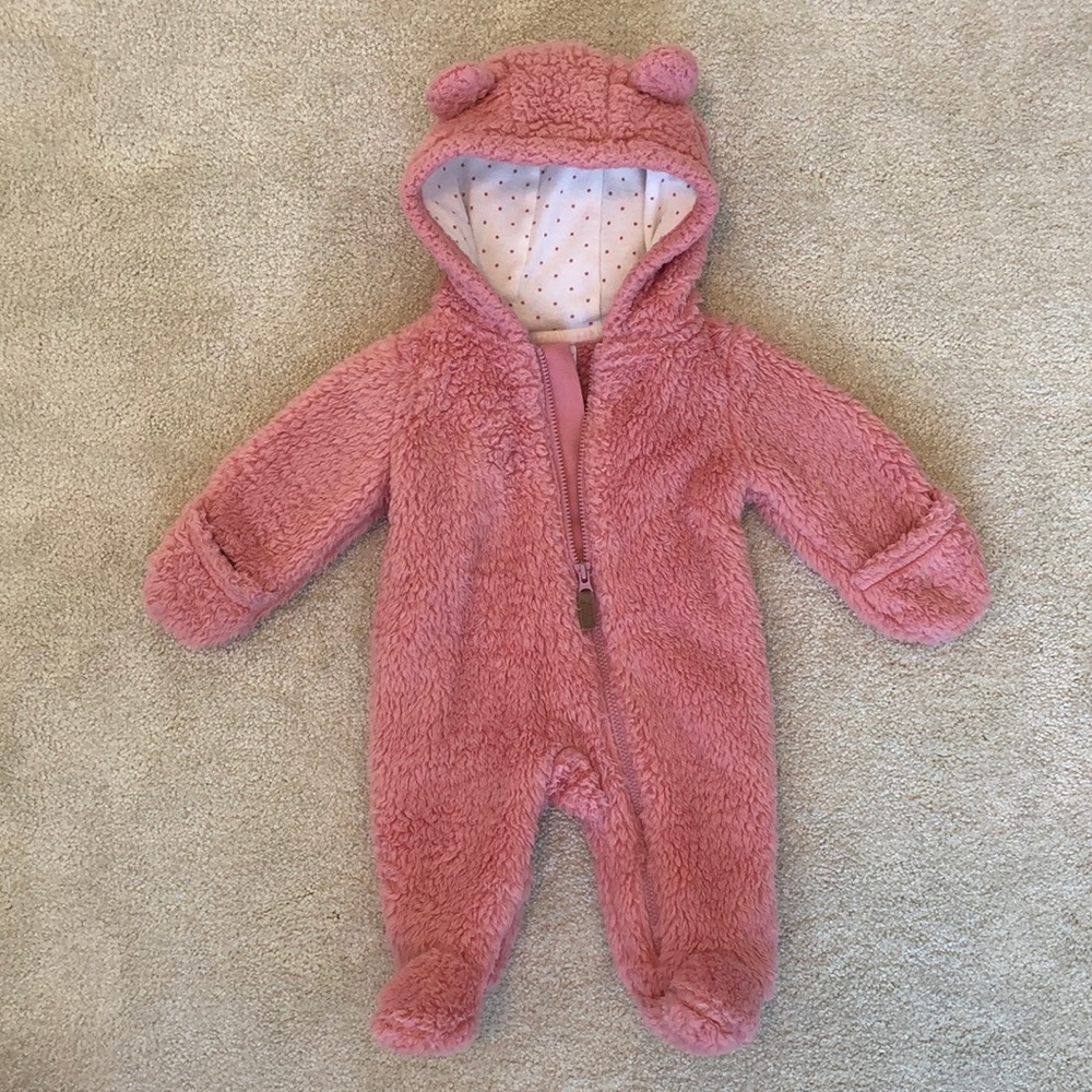 Carter’s Baby Girl Sherpa Hooded Bunting